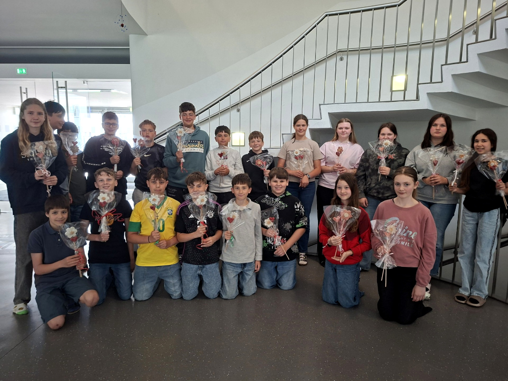 Werkgruppe mit den Blumensteckern